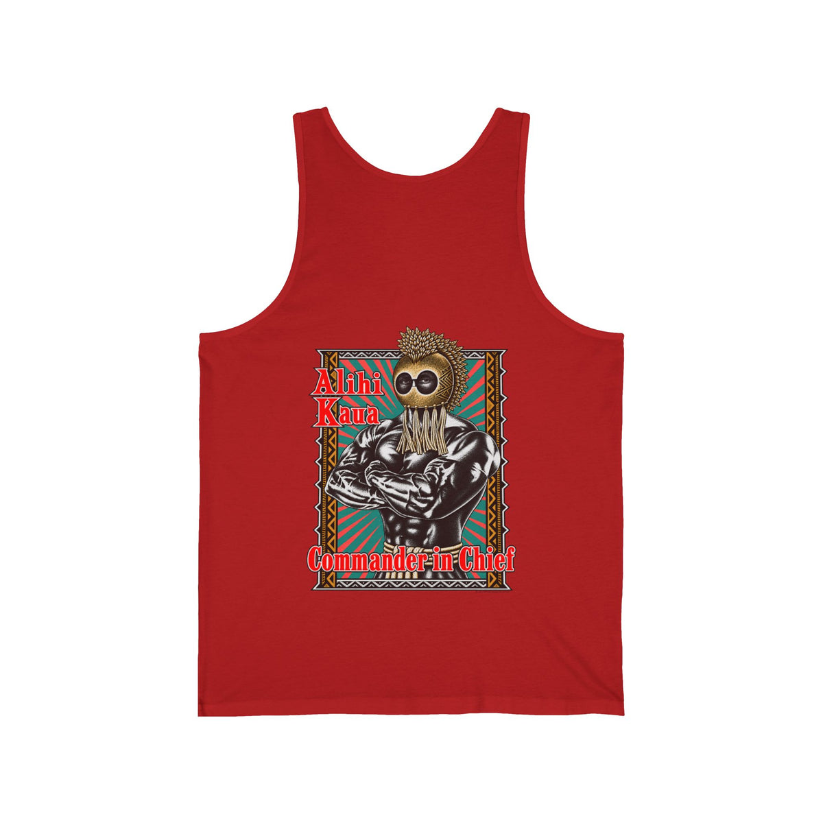 Hawaiian Strength Alihi Kaua Commander in Chief Unisex Jersey Tank