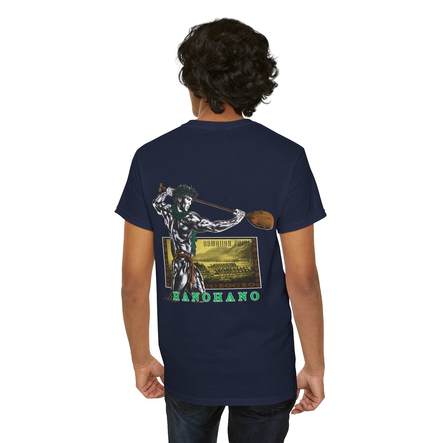 Hawaiian Strength Hanohano Hawaiian Pride Vintage 90s Design New Print Unisex Heavy Cotton Tee