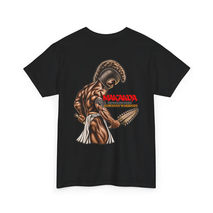 Hawaiian Strength Makakoa The Bold and Fierce Hawaiian Warriors Unisex Heavy Cotton Tee