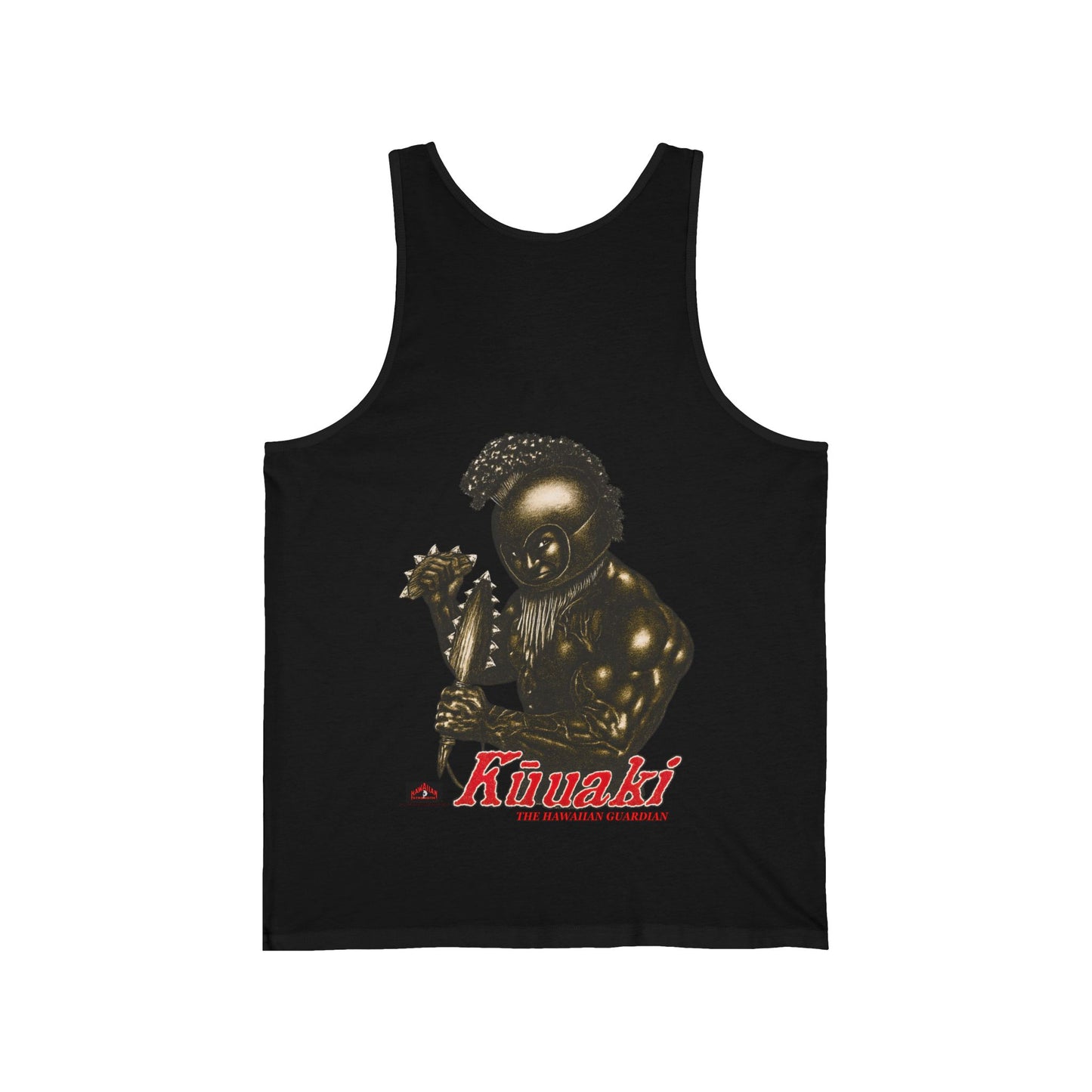 Hawaiian Strength Kῡuaki The Hawaiian Guardian Vintage Design 90s New Print Unisex Jersey Tank