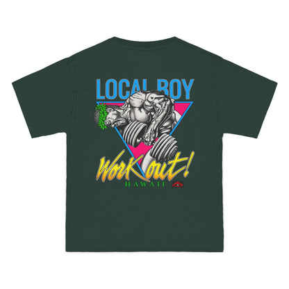Hawaiian Strength Local Boy Work Out Hawaii Beefy-T®  Short-Sleeve T-Shirt