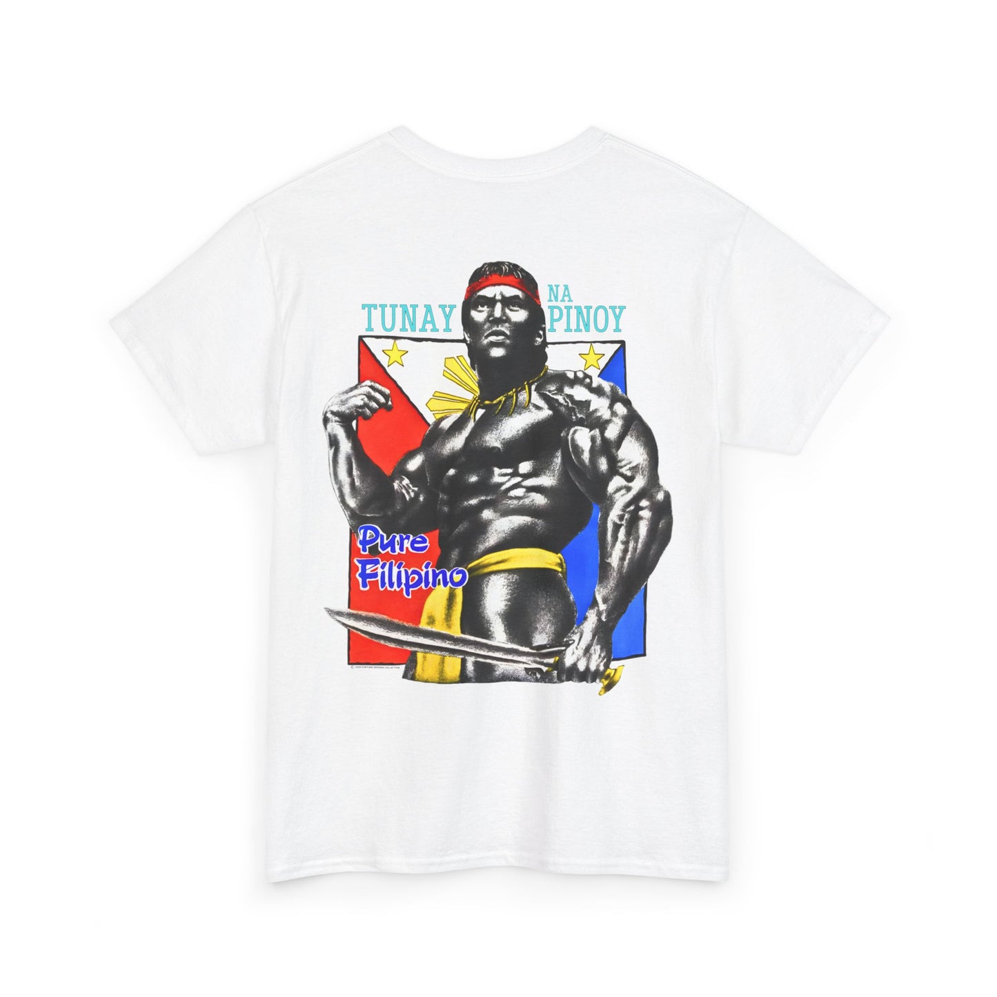 Filipino Strength Tunay na Pinoy Pure Filipino Vintage Design 90s New Print T-shirt Unisex Heavy Cotton Tee