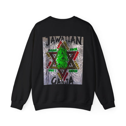 Jawaiian Strength Jawaiian Ganja Vintage Design 90s New Print Unisex Heavy Blend™ Crewneck Sweatshirt