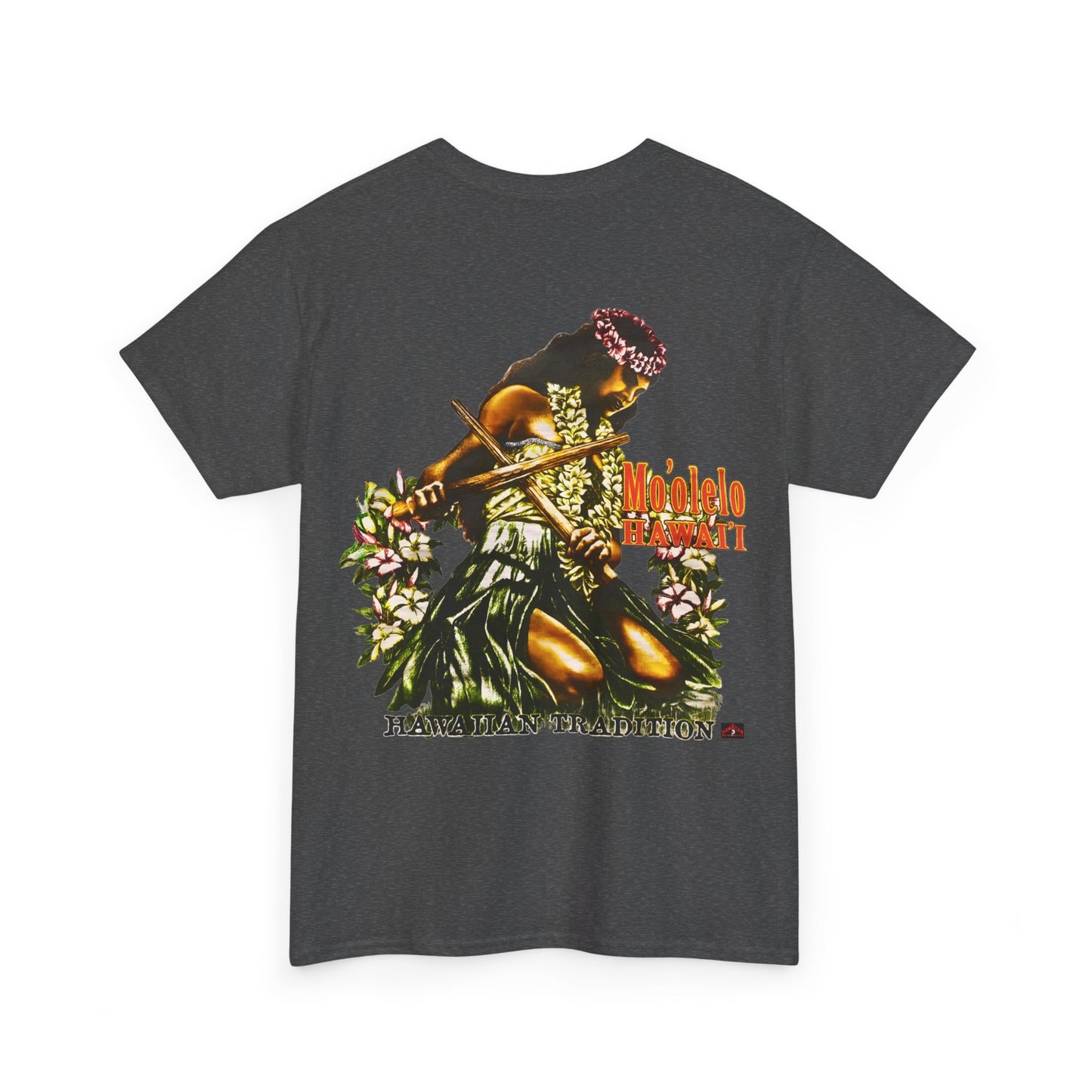 Hawaiian Strength Hawaiian Tradition Mo'olelo Hawai'i Vintage Design 90s New Print T-shirt Unisex Heavy Cotton Tee
