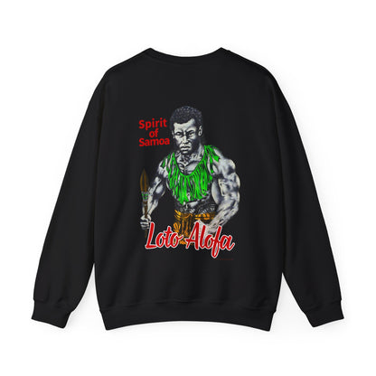 Samoan Strength Spirit of Samoa Loto Alofa Vintage Design 90s New Print Unisex Heavy Blend™ Crewneck Sweatshirt