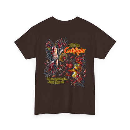 Filipino Strength Filipino Cockfight Vintage Design 90s New Print T-shirt Unisex Heavy Cotton Teetton Tee