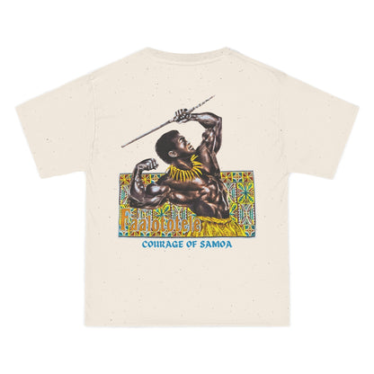 Samoan Strength Faalototele Courage of Samoa Vintage Design 90s New Print Beefy-T®  Short-Sleeve T-Shirt