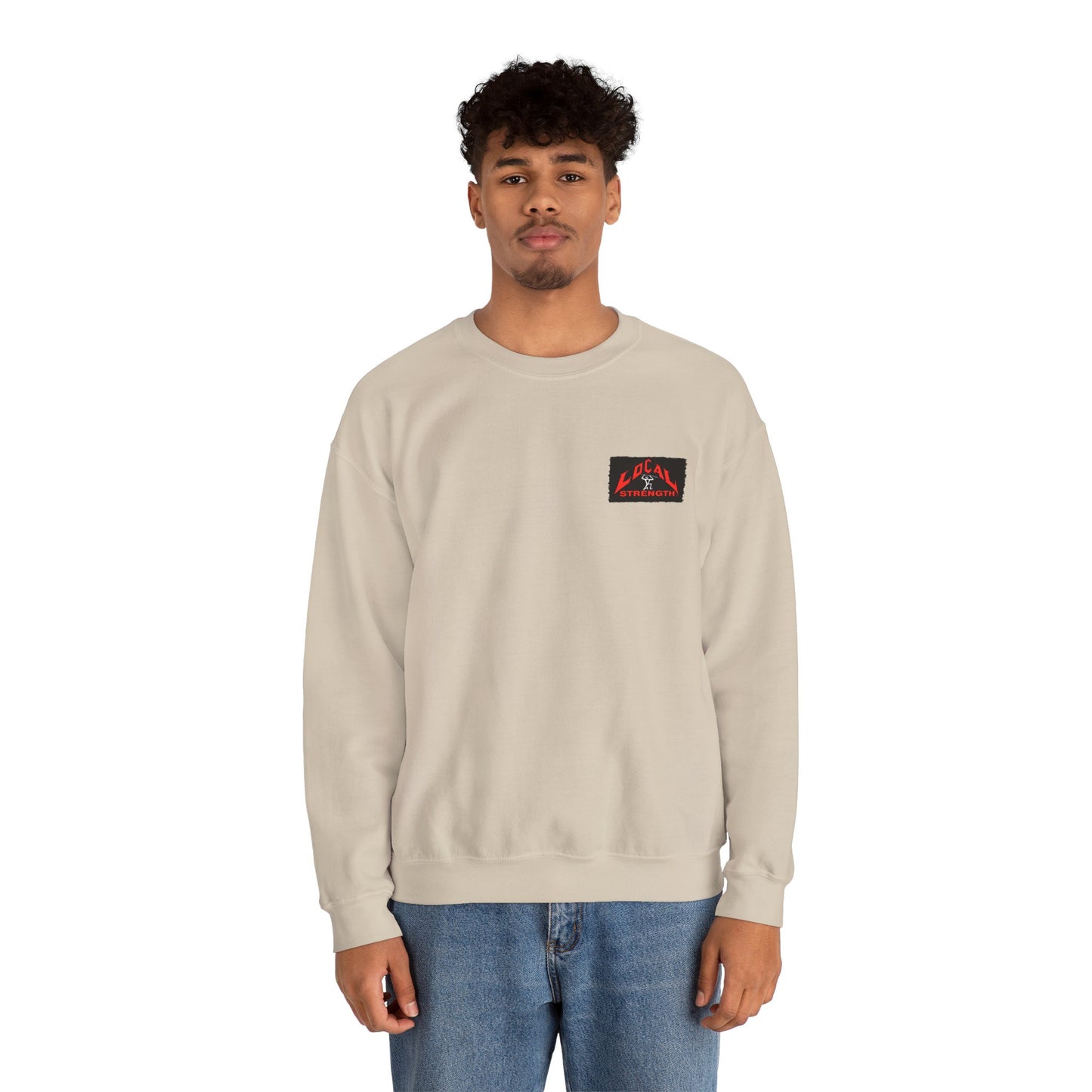 Local Strength Native Tongan Pride of the Pacific Vintage Designs 90s New Print Unisex Heavy Blend™ Crewneck Sweatshirt