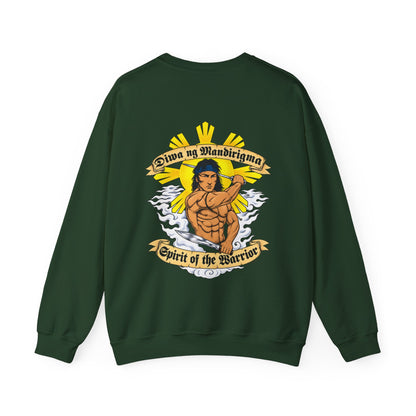 Filipino Strength Spirit of the Warrior Diwa ng Mandirigma Unisex Heavy Blend™ Crewneck Sweatshirt