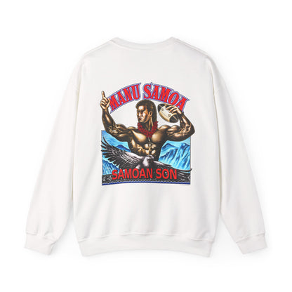 Samoan Strength Manu Samoa Samoan Son Unisex Heavy Blend™ Crewneck Sweatshirt