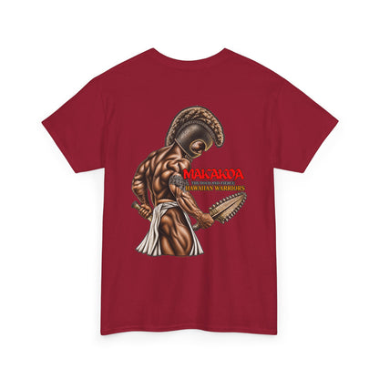 Hawaiian Strength Makakoa The Bold and Fierce Hawaiian Warriors Unisex Heavy Cotton Tee