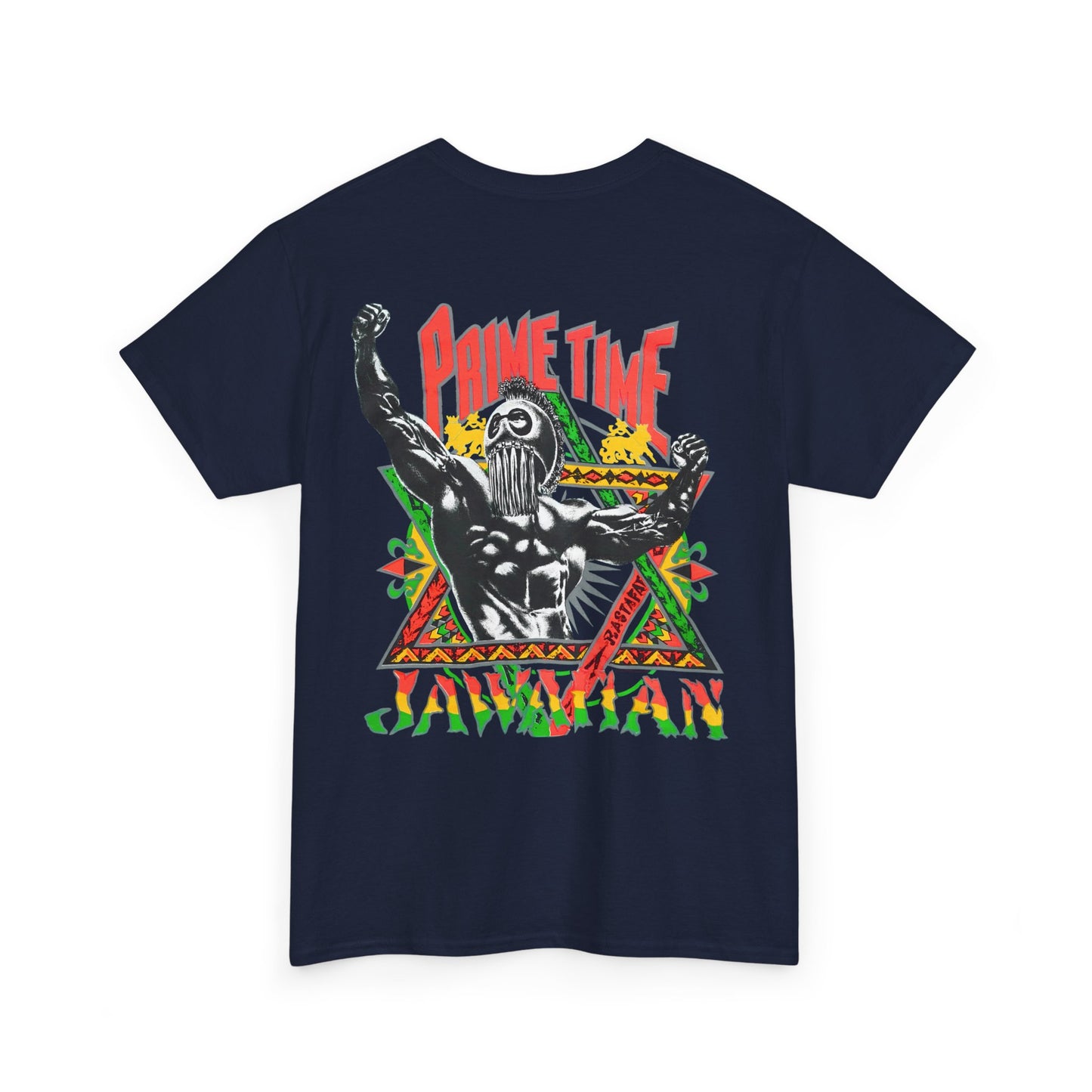 Jawaiian Strength Prime Time Jawaiian Vintage Design 90s New Print Unisex Heavy Cotton Tee
