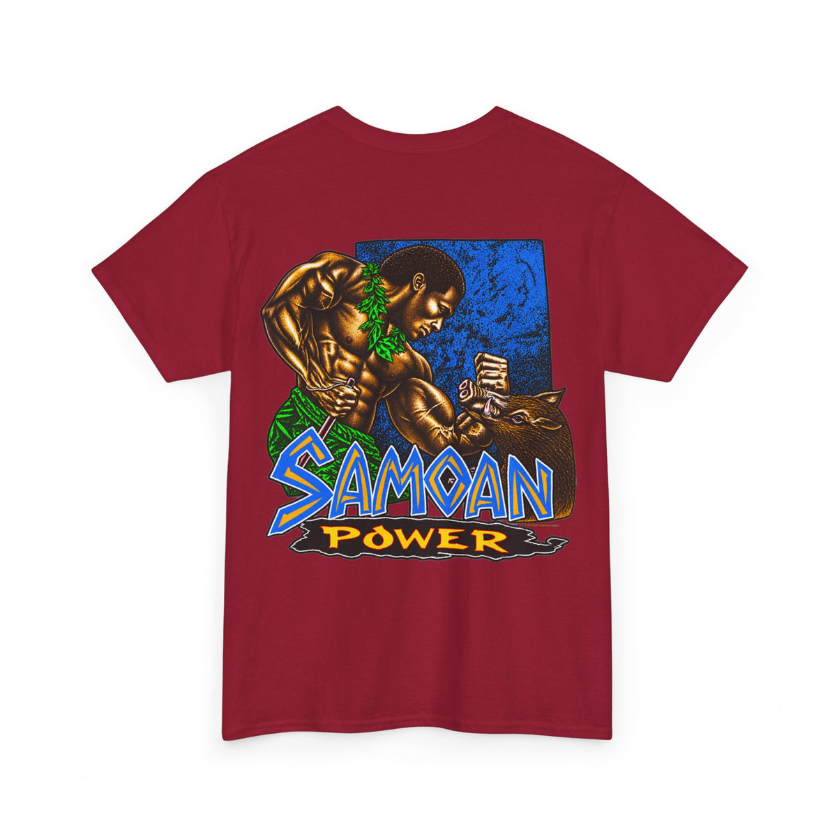 Samoan Strength Samoan Power Unisex Heavy Cotton Tee