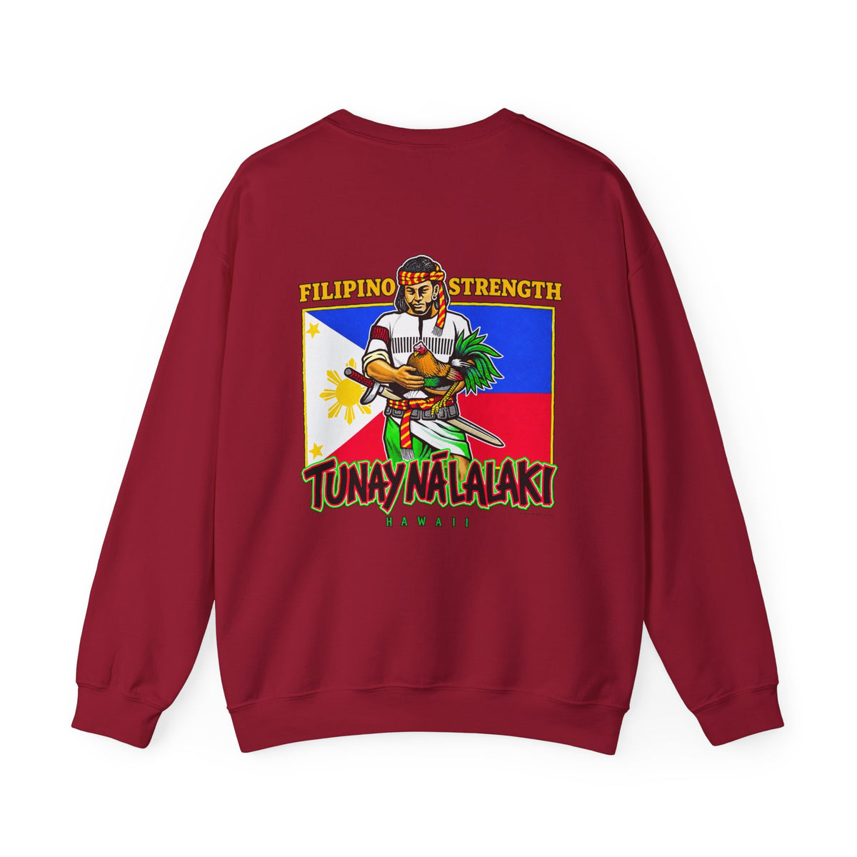 Filipino Strength Tunay Na Lalaki Filipino Strength Hawaii Unisex Heavy Blend™ Crewneck Sweatshirt