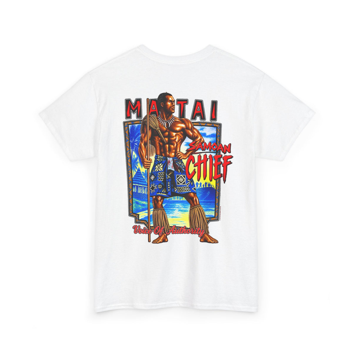 Samoan Strength Samoan Chief Matai Unisex Heavy Cotton Tee
