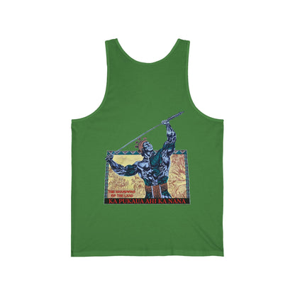 Hawaiian Strength The Champions of the Land Ka Pukaua Ahi Ka Nana Vintage Design 90s New Print Unisex Jersey Tank