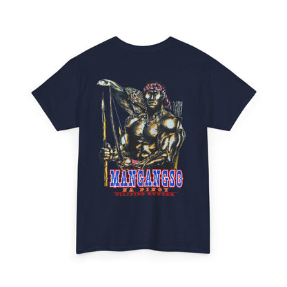 Filipino Strength Mangangso Na Pinoy Filipino Hunter Vintage Design 90s New Print Unisex Heavy Cotton Tee