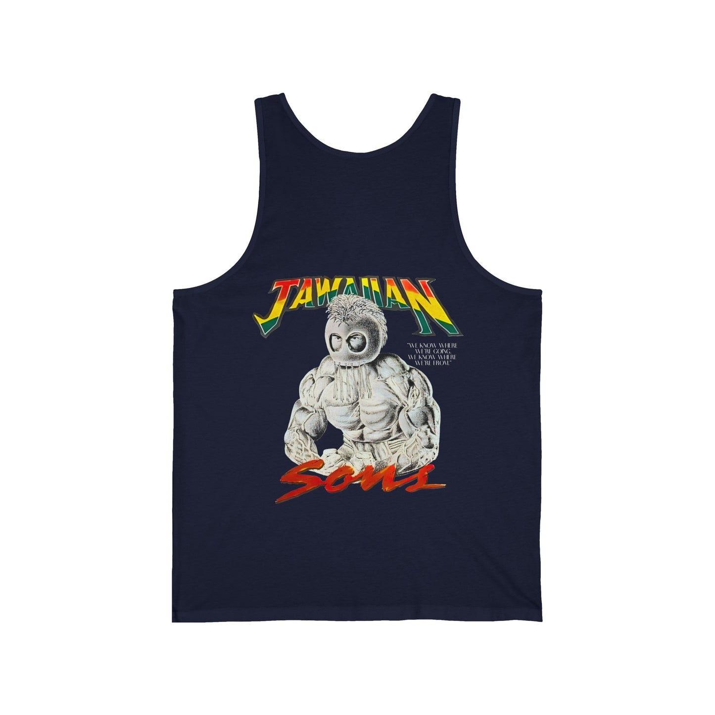 Jawaiian Strenght Jawaiian Sons Vintage Design 90s New Print Unisex Jersey Tank