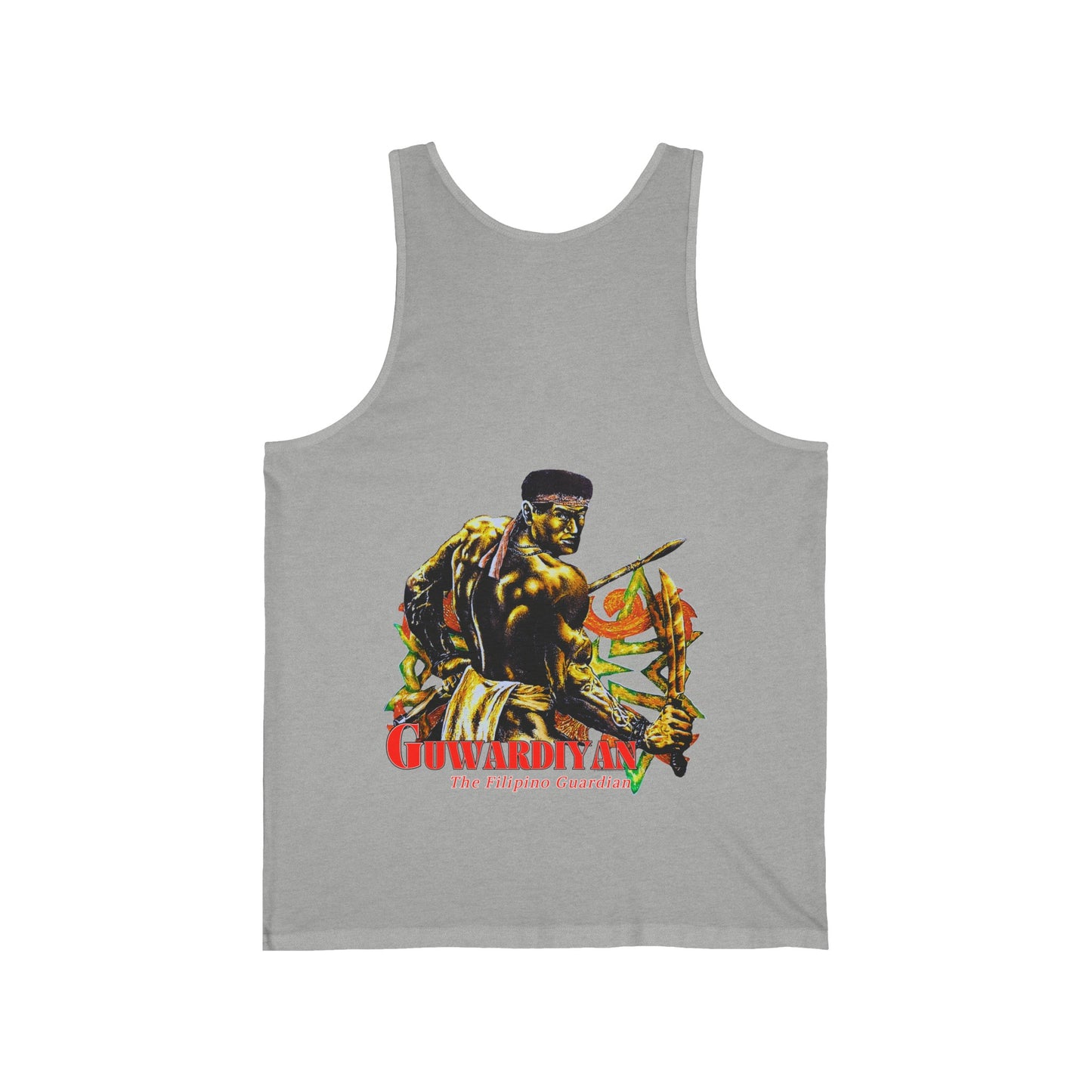 Filipino Strength The Filipino Guardian Guwardiyan Shirt Vintage Design 90s New Print Unisex Jersey Tank