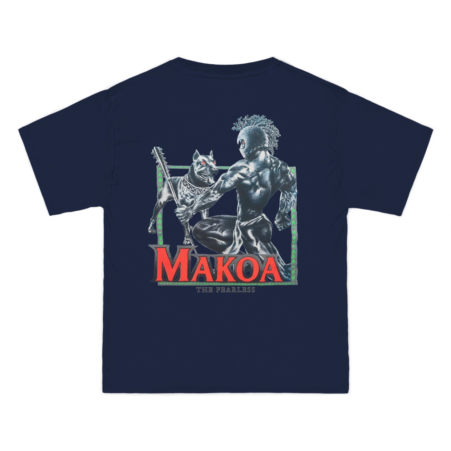 Hawaiian Strength Makoa The Fearless Vintage Design 90s New Print Beefy-T®  Short-Sleeve T-Shirt