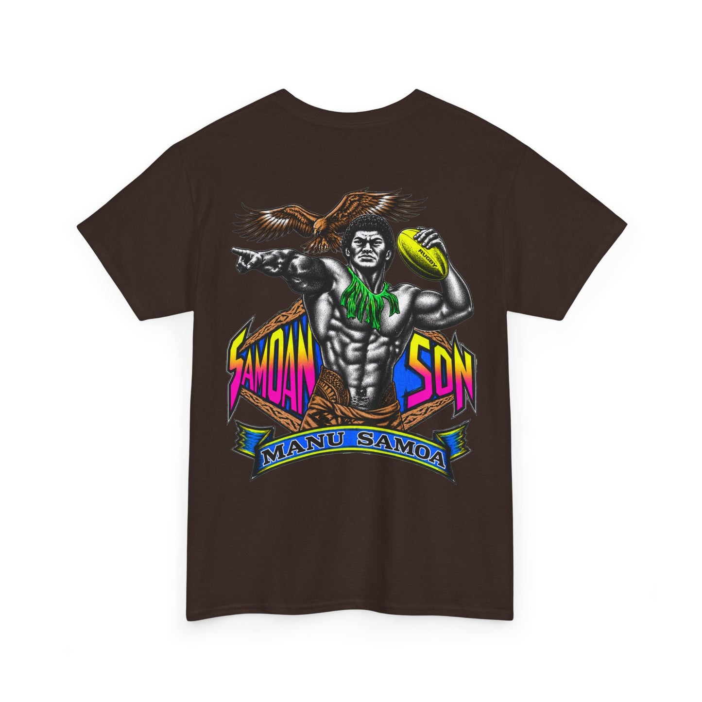 Samoan Strength Samoan Son Manu Samoa Unisex Heavy Cotton Tee
