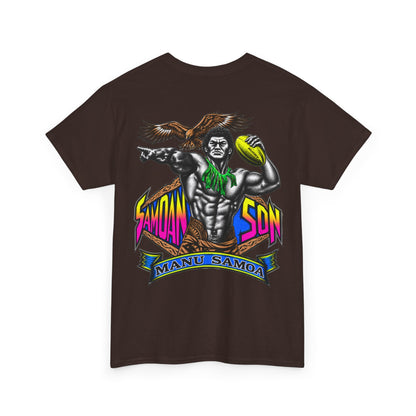 Samoan Strength Samoan Son Manu Samoa Unisex Heavy Cotton Tee