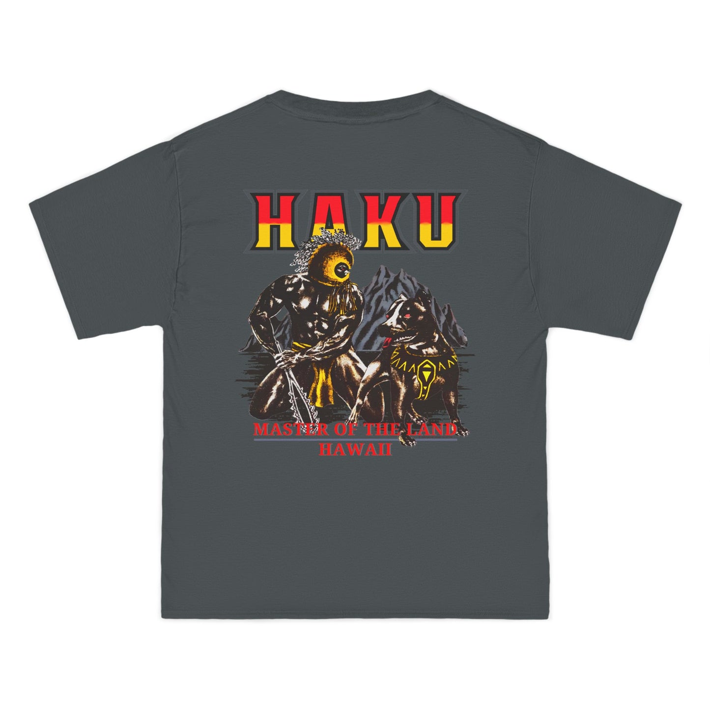 Hawaiian Strength Haku Master of the Land Hawaii Vintage Design 90s New Print Beefy-T®  Short-Sleeve T-Shirt