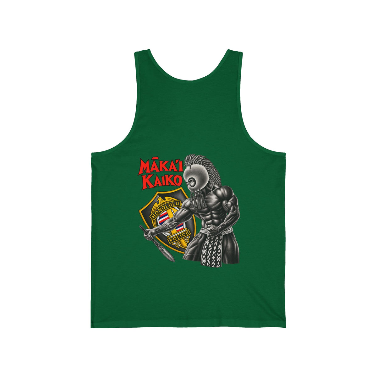 Hawaiian Strength Maka'i Kaiko Honolulu Police Unisex Jersey Tank