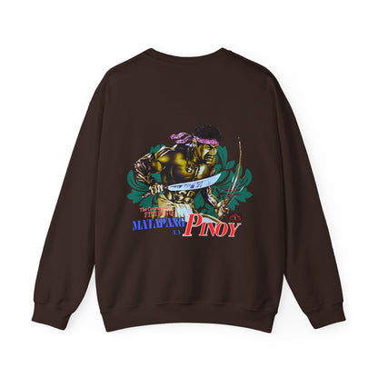 Filipino Strength Matapang Na Pinoy The Courageous Filipino Vintage Design 90s New Print Unisex Heavy Blend™ Crewneck Sweatshirt