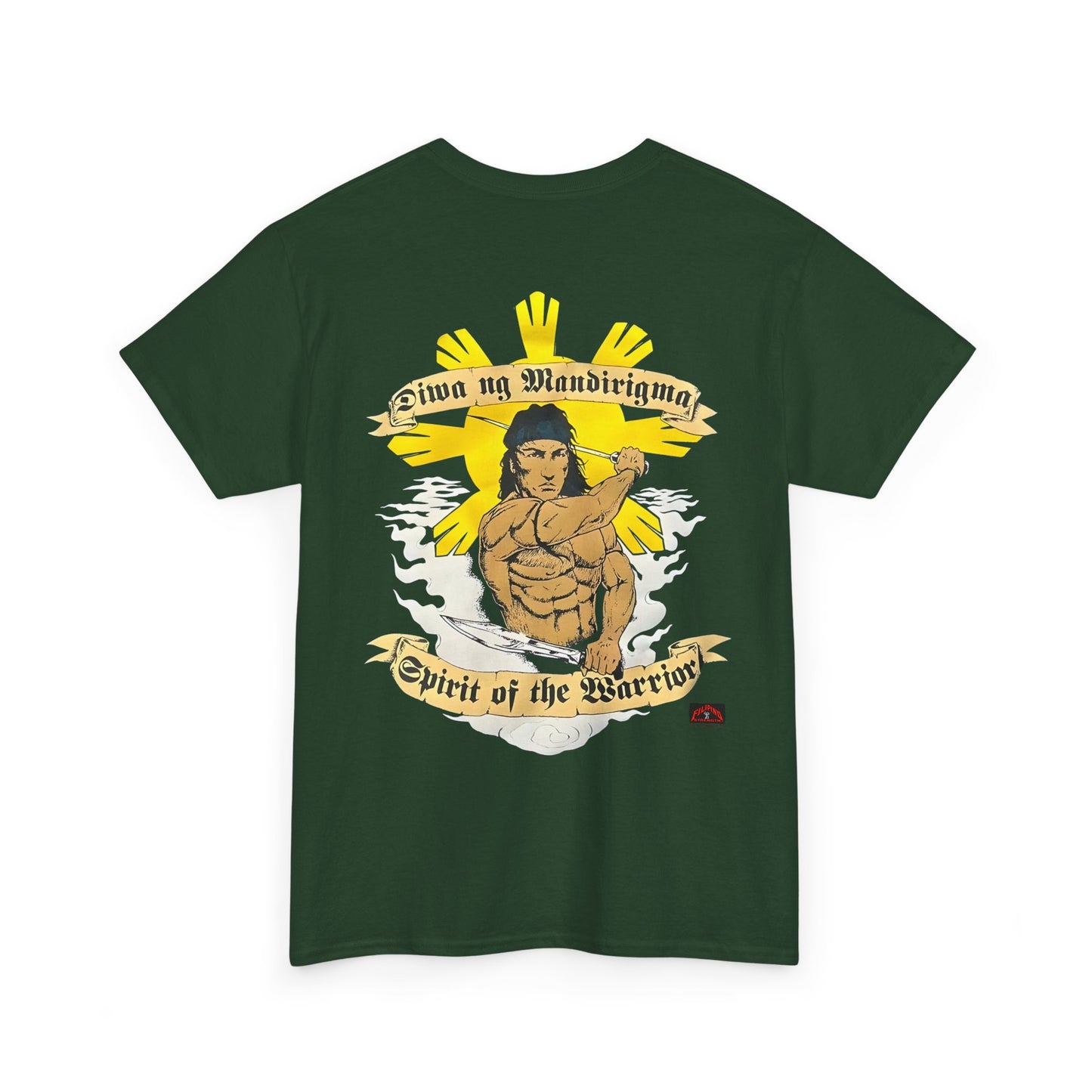 Filipino Strength Spirit of the Warrior Diwa ng Mandirigma Vintage Design 90s New Print Unisex Heavy Cotton Tee
