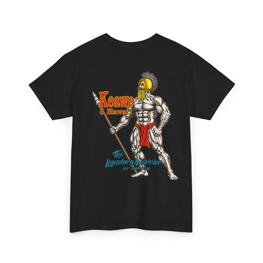 Hawaiian Strength Keawe o Hawaii The Legendary Warrior of Hawaii Unisex Heavy Cotton Tee