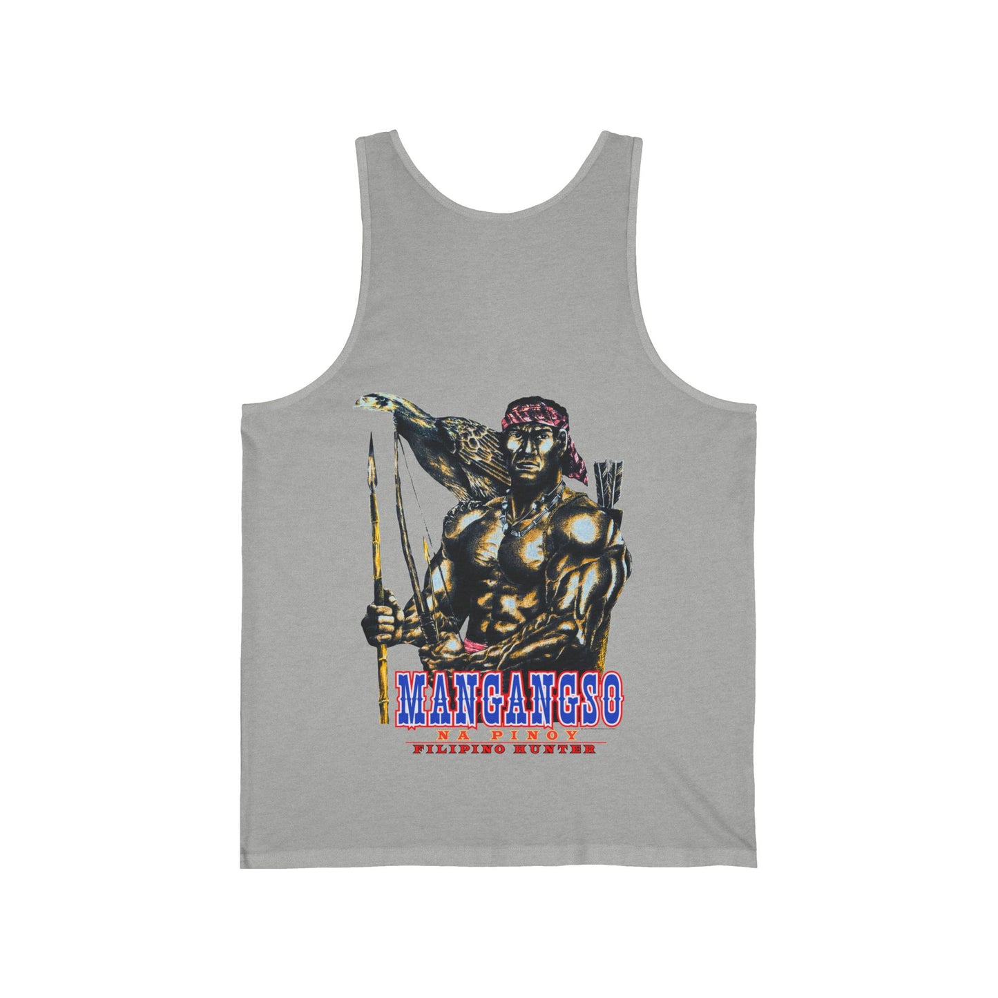 Filipino Strength Mangangso Na Pinoy Filipino Hunter Vintage Design 90s New Print Unisex Jersey Tank