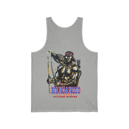 Filipino Strength Mangangso Na Pinoy Filipino Hunter Vintage Design 90s New Print Unisex Jersey Tank