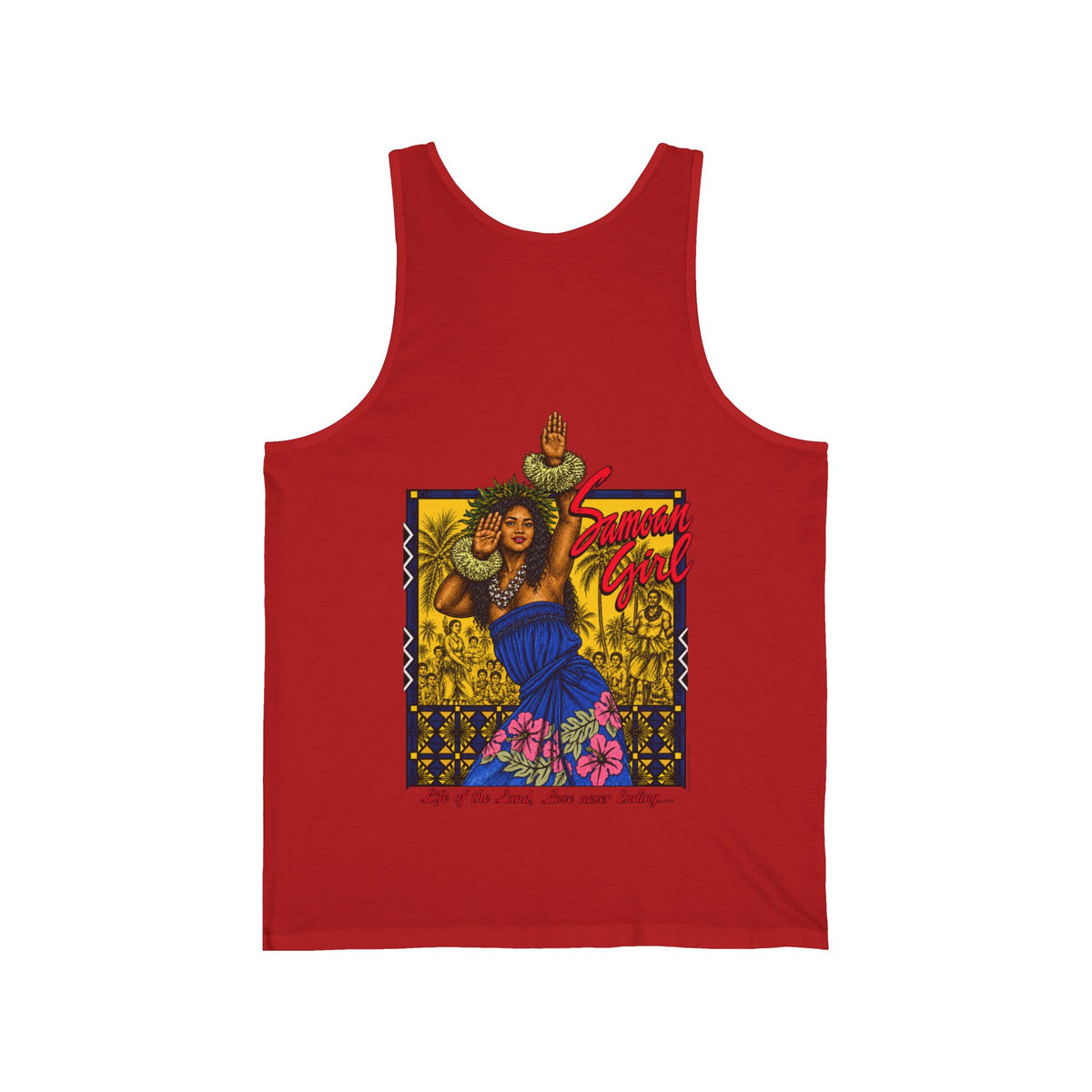 Samoan Strength Samoan Girl Unisex Jersey Tank