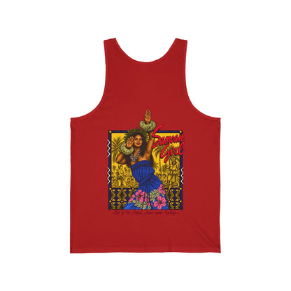 Samoan Strength Samoan Girl Unisex Jersey Tank