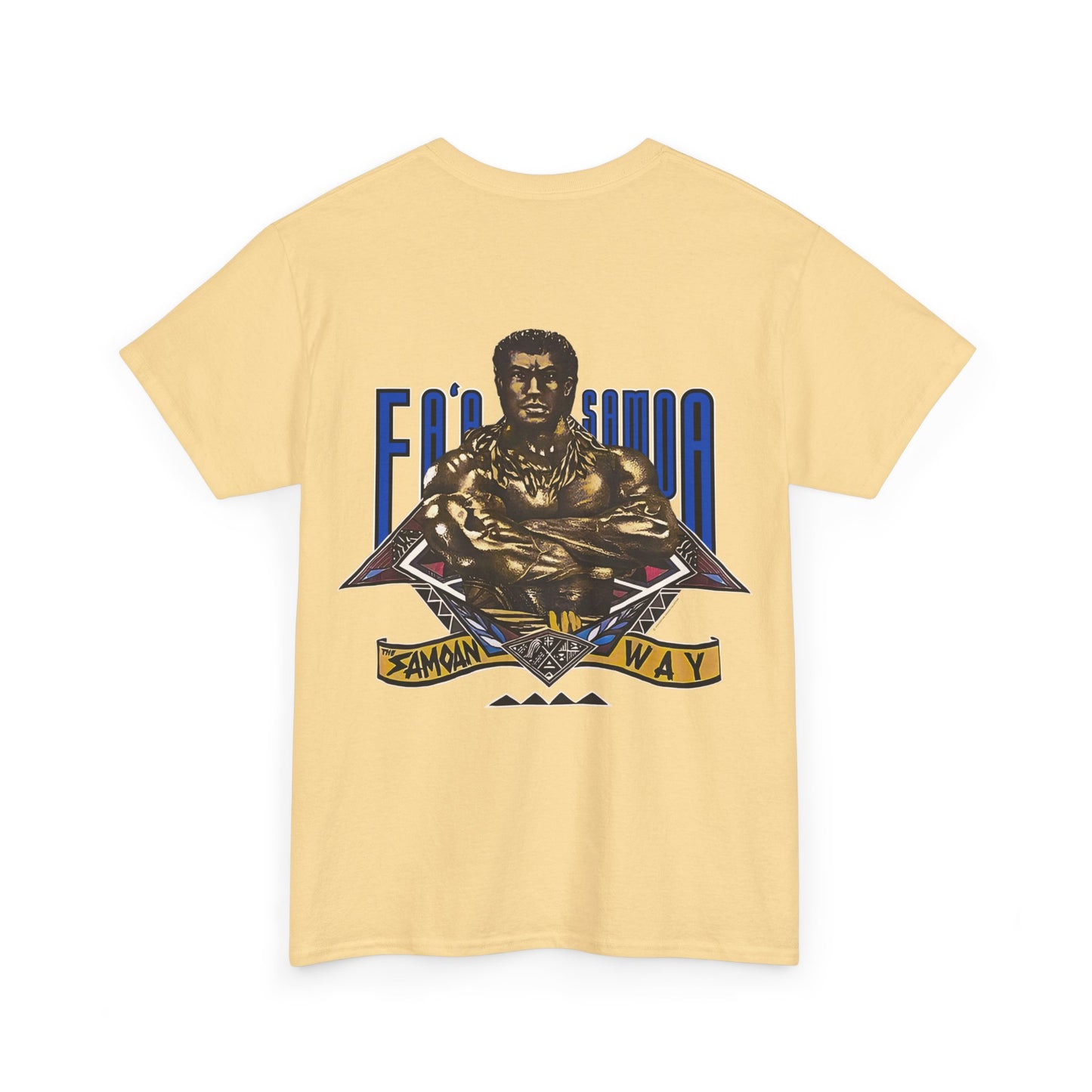 Samoan Strength Fa'a Samoa The Samoan Way Shirt Vintage Design 90s New Print Unisex Heavy Cotton Tee