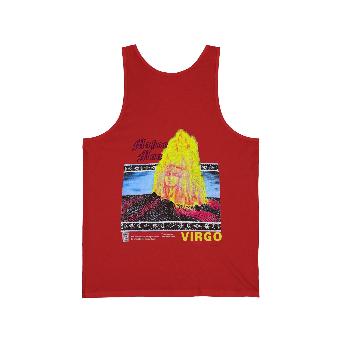Hawaiian Strength Vigro Mahoe Mua Virgin Pele Vintage Design 90s New Print Unisex Jersey Tank
