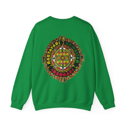 Jawaiian Strength Rastafari Jawaiian Reggae Vintage Design 90s New Print Unisex Heavy Blend™ Crewneck Sweatshirt