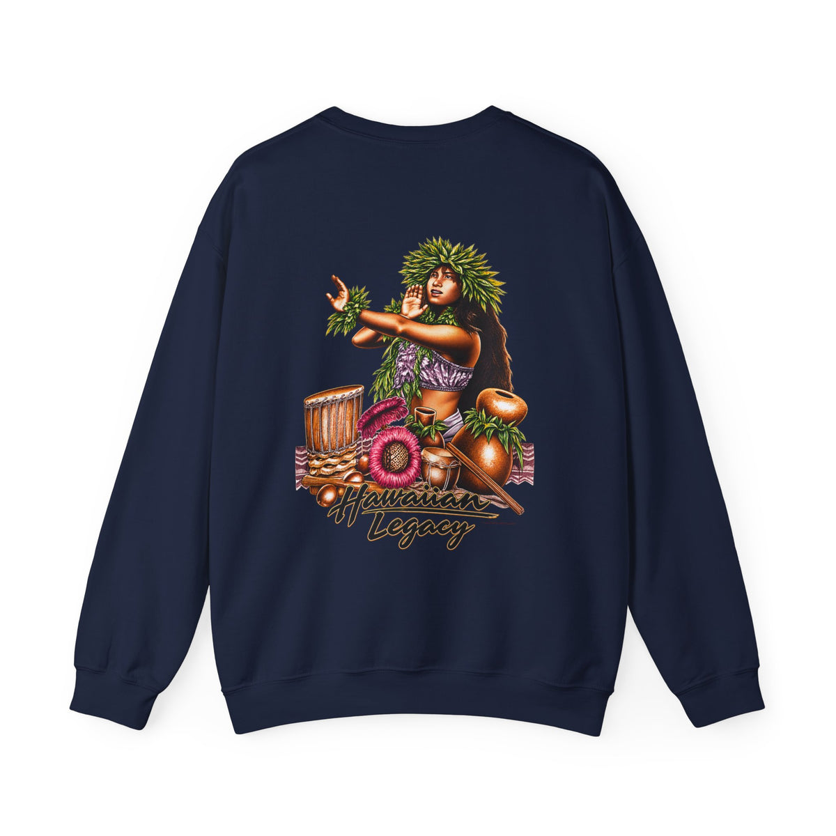 Hawaiian Strength Hawaiian Legacy Unisex Heavy Blend™ Crewneck Sweatshirt