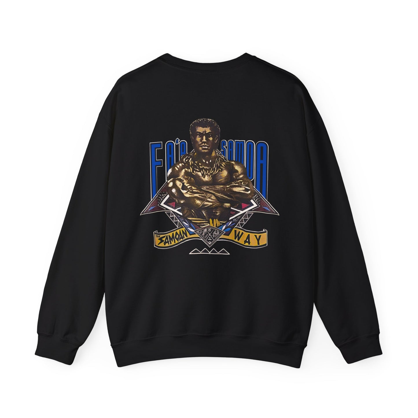 Samoan Strength Fa'a Samoa The Samoan Way Vintage Design 90s New Print Unisex Heavy Blend™ Crewneck Sweatshirt