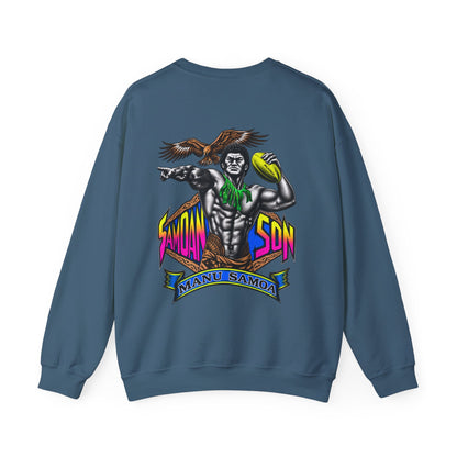 Samoan Strength Samoan Son Manu Samoa Unisex Heavy Blend™ Crewneck Sweatshirt