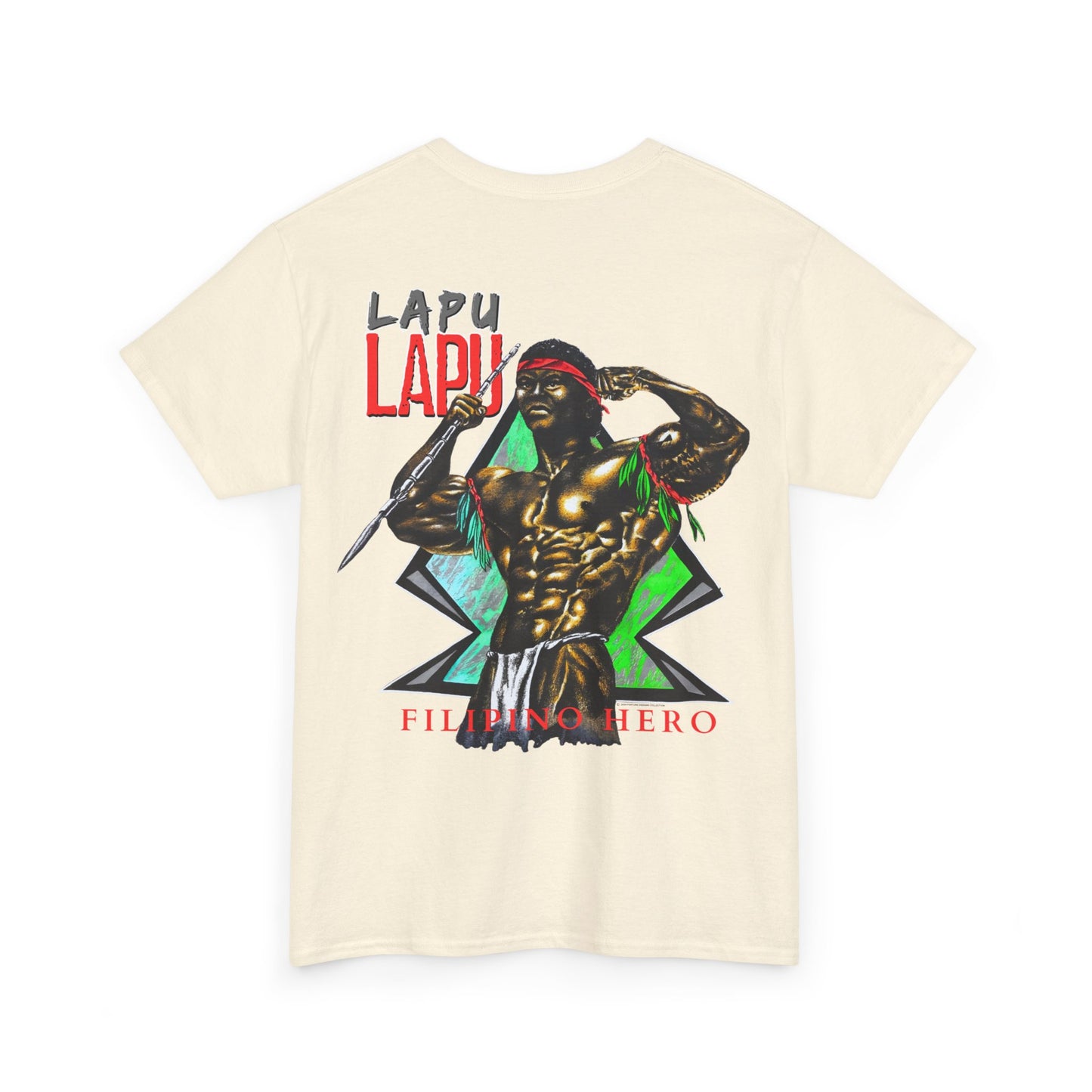 Filipino Strength Lapu Lapu Filipino Hero Vintage Design 90s New Print T-shirt Unisex Heavy Cotton Tee