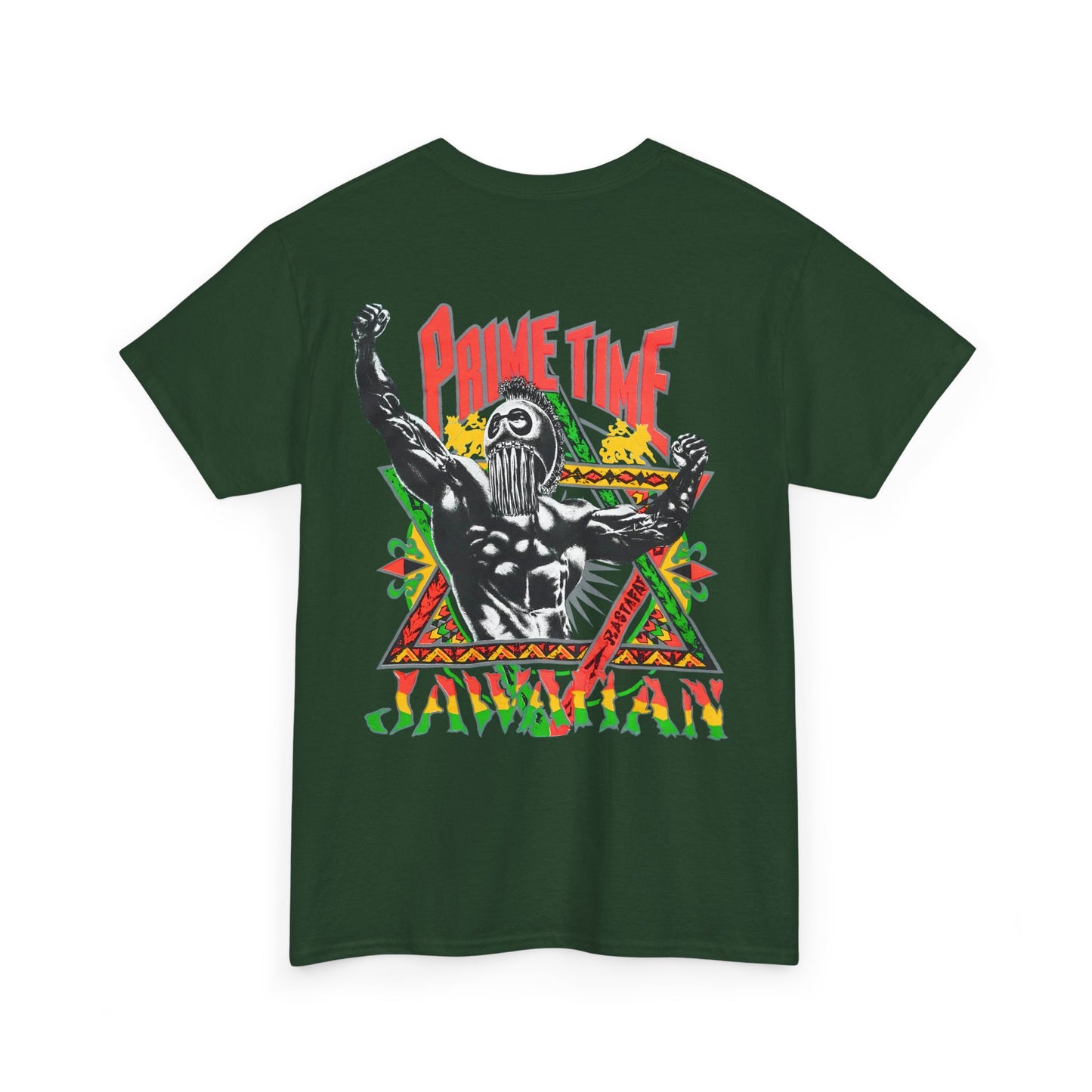 Jawaiian Strength Prime Time Jawaiian Vintage Design 90s New Print Unisex Heavy Cotton Tee