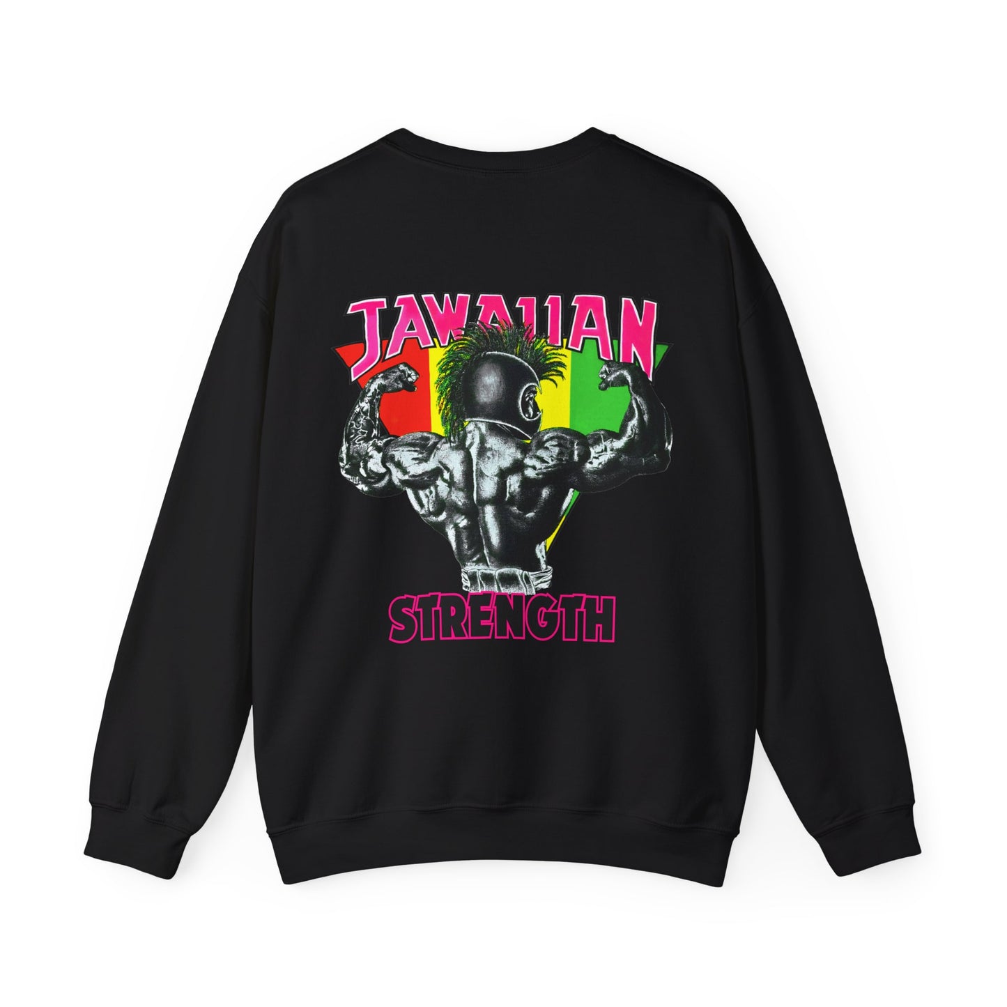 Jawaiian Strength Jawaiian Strenght Shirt Vintage Design 90s New Print Unisex Heavy Blend™ Crewneck Sweatshirt