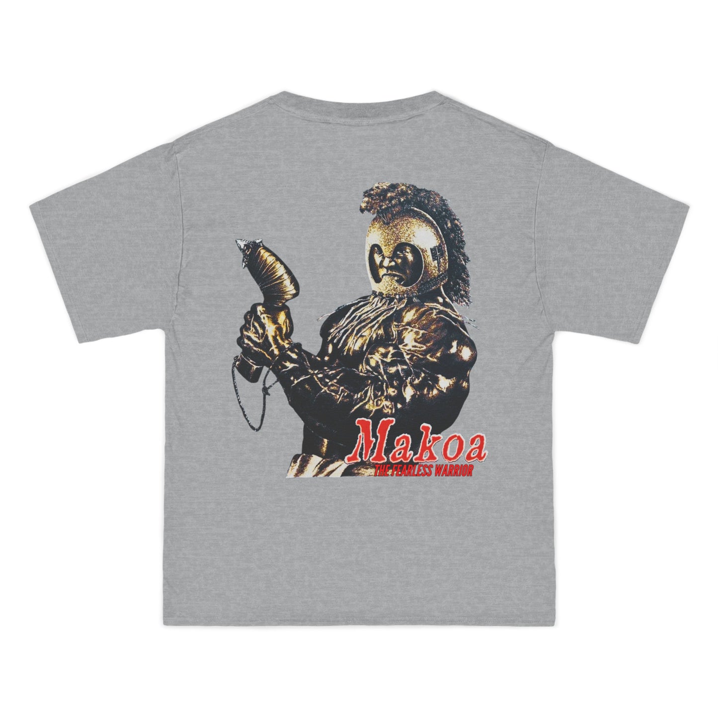 Hawaiian Strength Makoa The Fearless Warrior Vintage Design 90s New Print Beefy-T®  Short-Sleeve T-Shirt