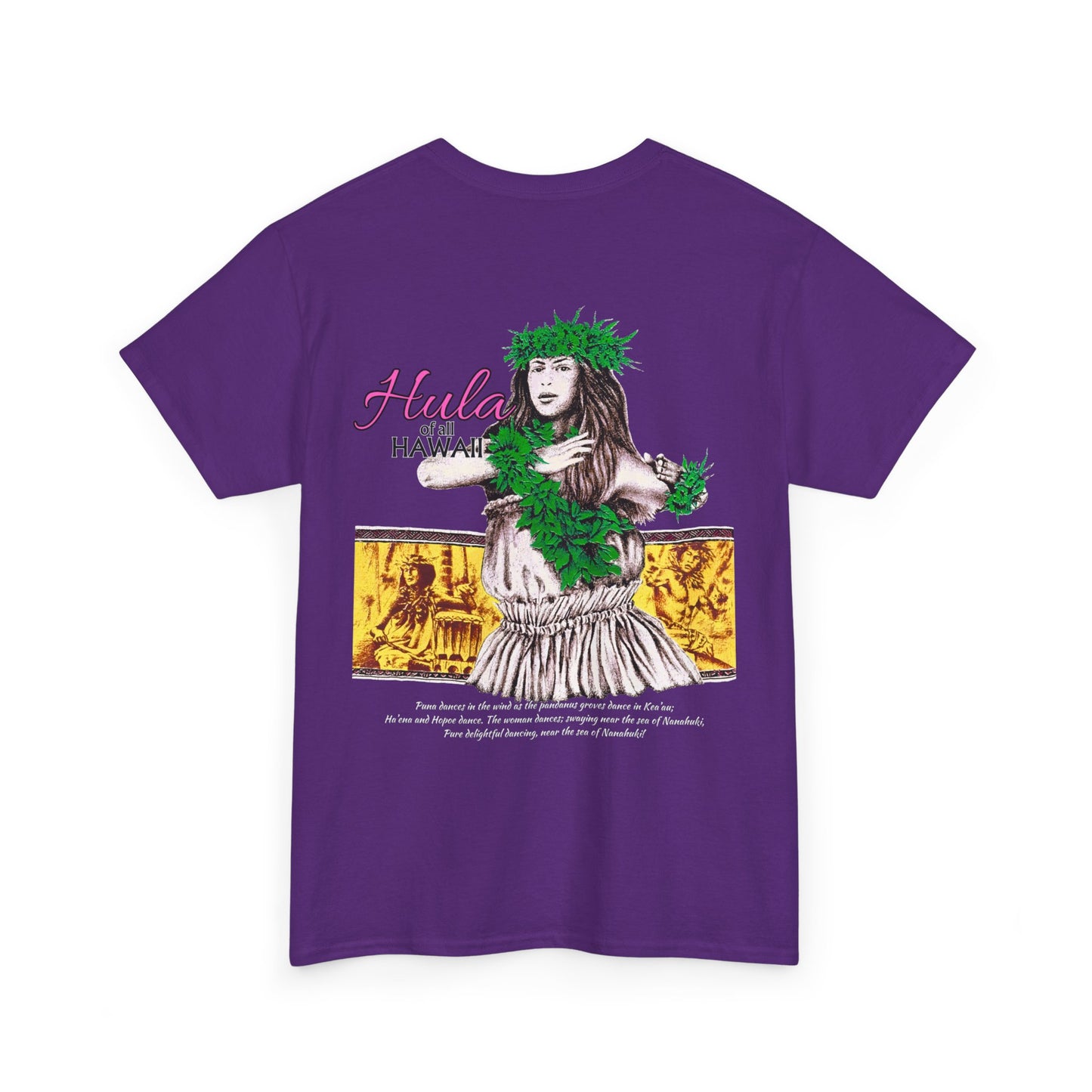 Hawaiian Strength Hula of all Hawaii Vintage Design 90s New Print T-shirt Unisex Heavy Cotton Tee