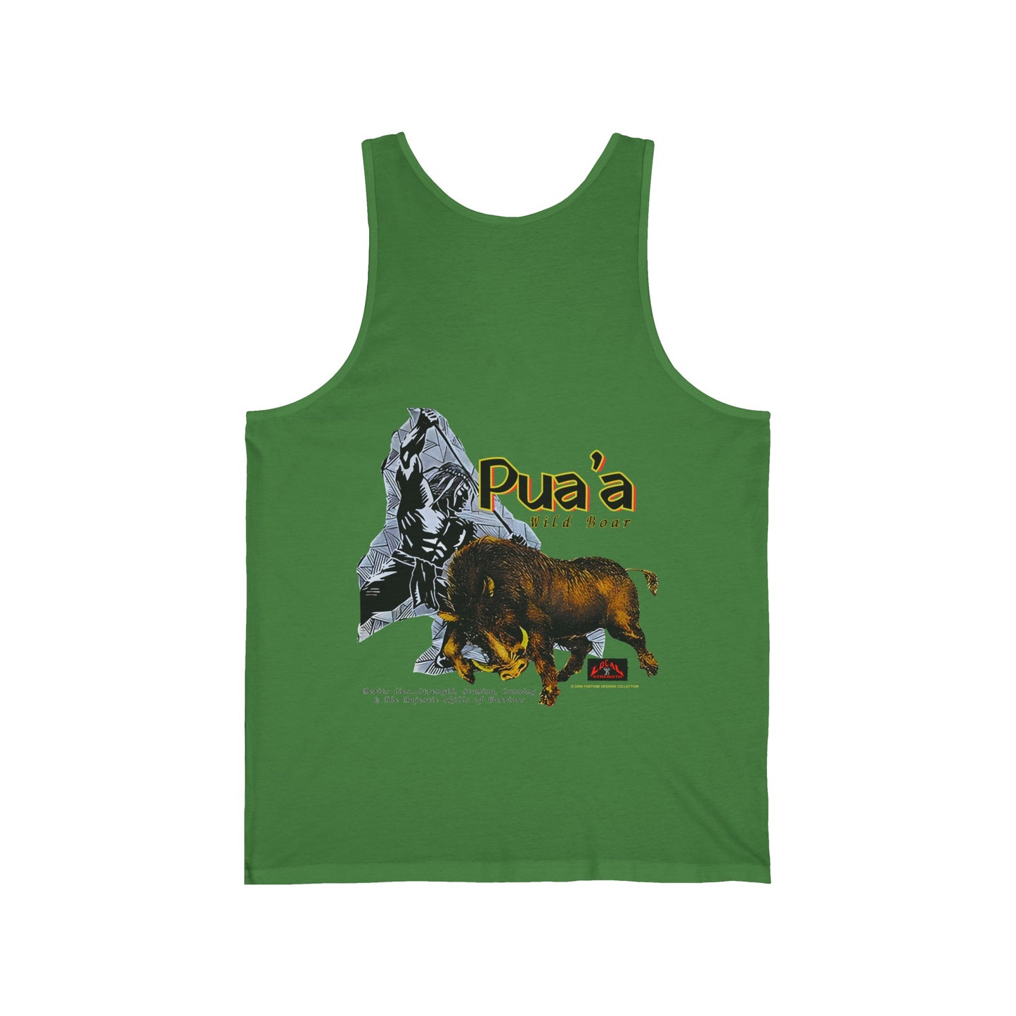 Local Strength Pua'a Wild Boar Vintage Design 90s New Print Unisex Jersey Tank