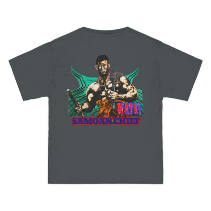 Samoan Strength Samoan Chief Matai Vintage Design 90s New Print Beefy-T®  Short-Sleeve T-Shirt
