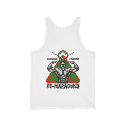 Filipino Strength Invincible Filipino Estocada Unisex Jersey Tank