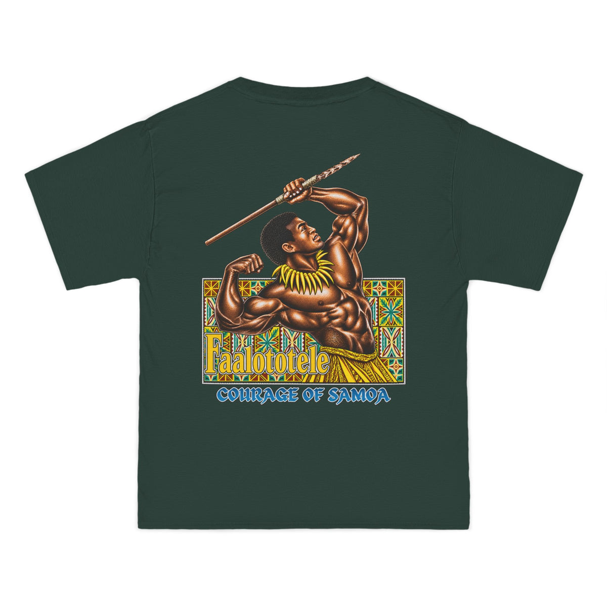 Samoan Strength Faalototele Courage of Samoa Beefy-T®  Short-Sleeve T-Shirt